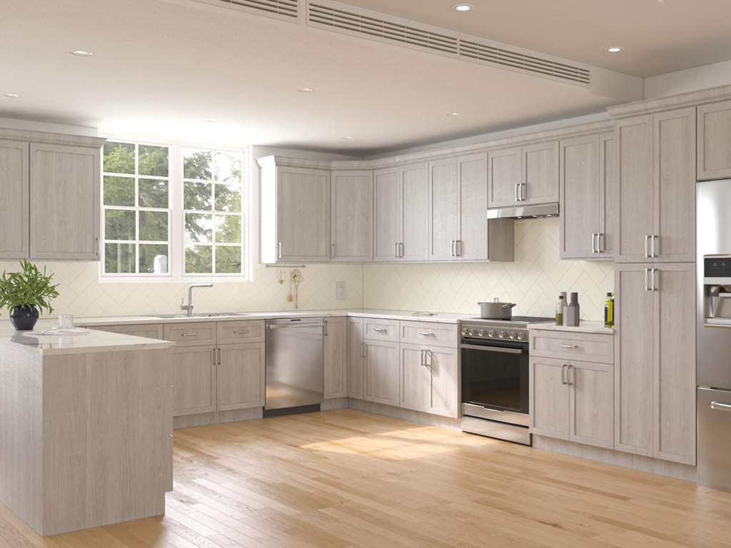 AN-Nova Light Grey Shaker / AN-Nova Light Grey Shaker / AN-Tall Cabinets